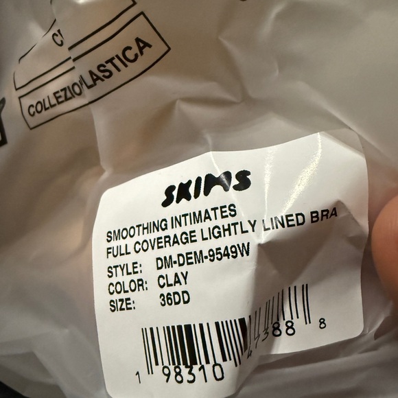 2/$30 NEW Skims Beige SMOOTHING‎ INTIMATES COVERAGE BRA Lightly Lined Underwire - Picture 13 of 16